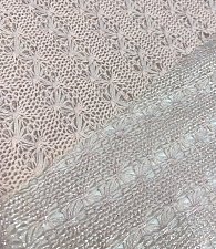 Ажур-трикотаж с напыл.св.розовый\серебро